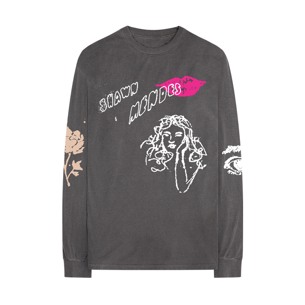 THE TOUR SKETCH LONG SLEEVE T-SHIRT - Shawn Mendes | Official Store