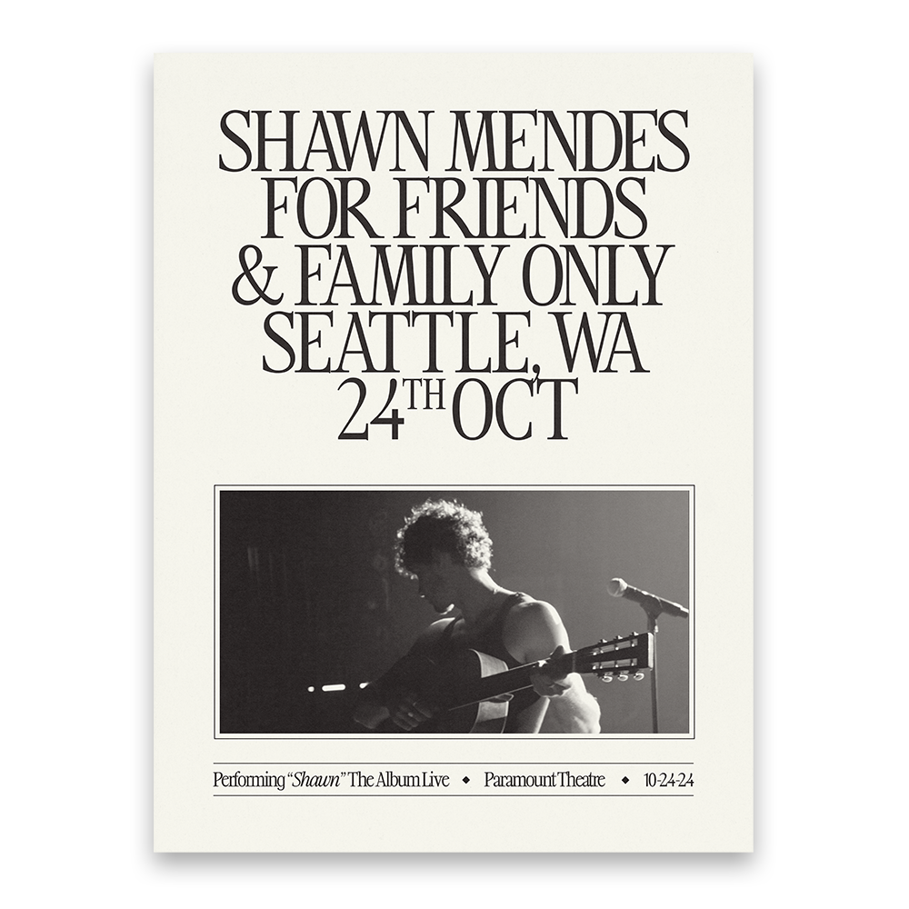 Friends & Family Poster: Seattle