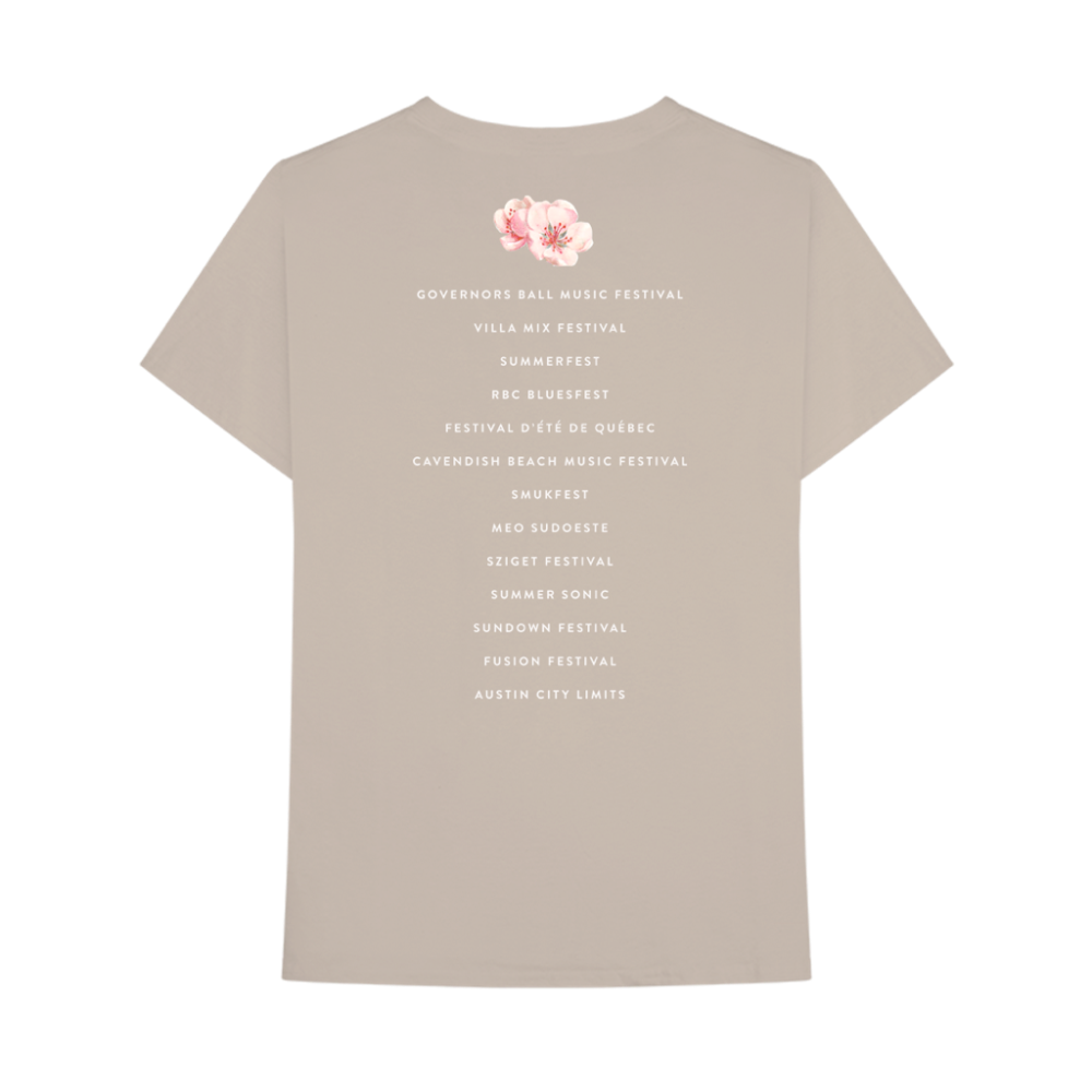 Festival Tour T-Shirt Back