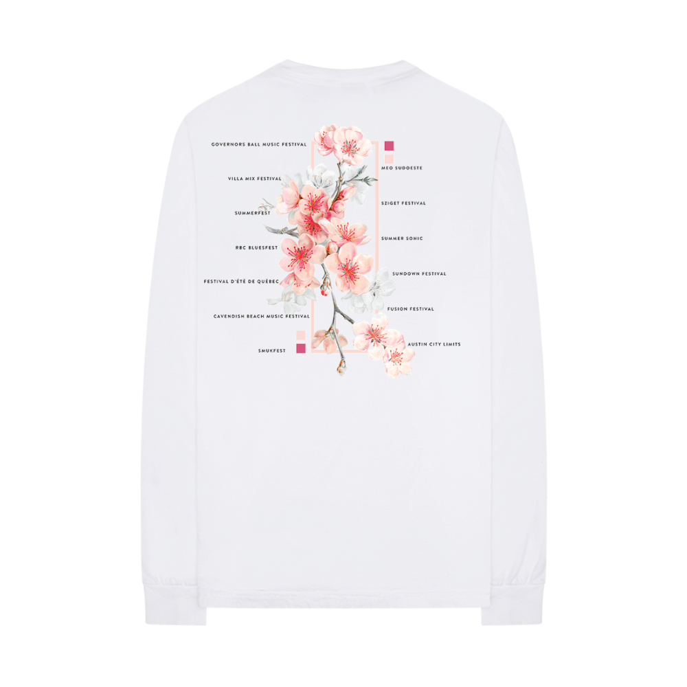Festival Tour Long Sleeve T-Shirt Back