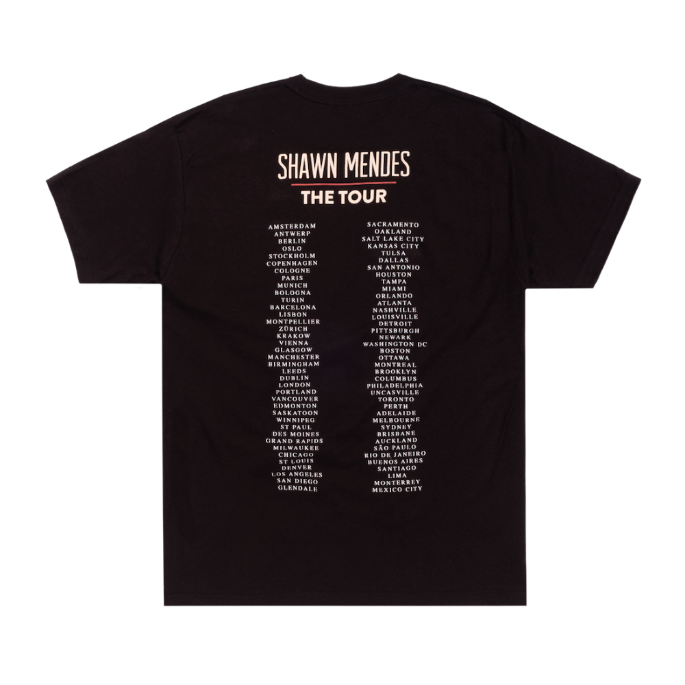 THE TOUR FLOWER T-SHIRT I Back