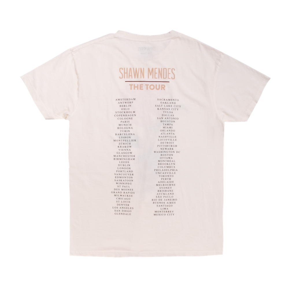 THE TOUR FLOWER T-SHIRT II Back
