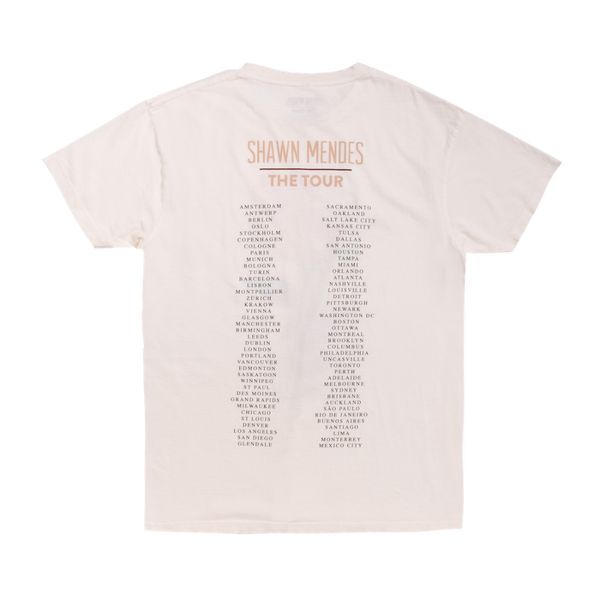 THE TOUR FLOWER T SHIRT II Shawn Mendes Official Store