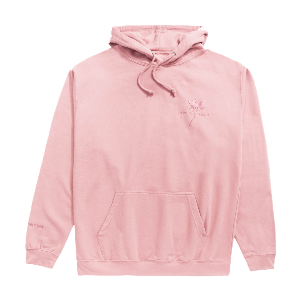 THE TOUR LOST IN JAPAN PINK HOODIE Shawn Mendes Official Store