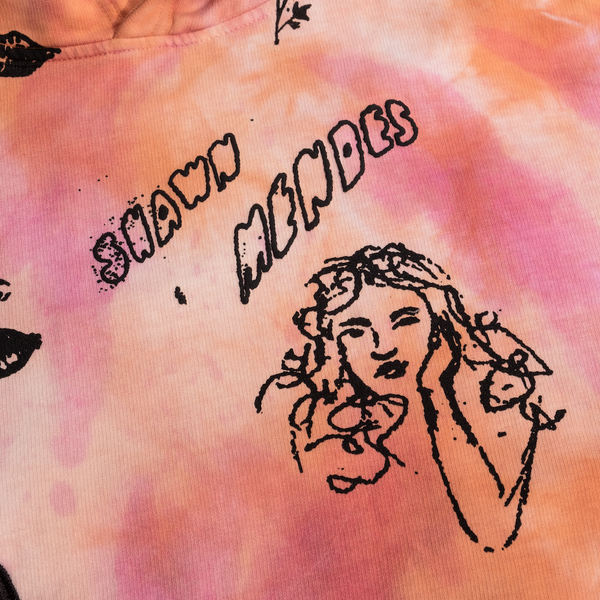 THE TOUR SKETCH II TIE DYE HOODIE Shawn Mendes Official Store