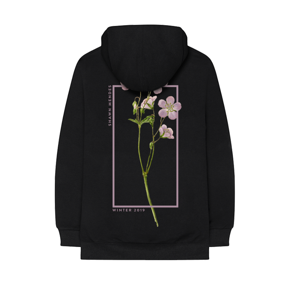 WINTER FLORAL 02 HOODIE Back
