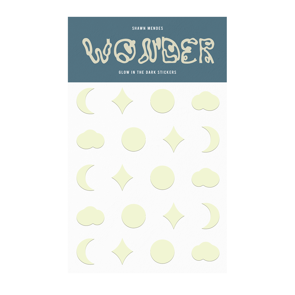 WONDER GLOW IN THE DARK STICKER PACK