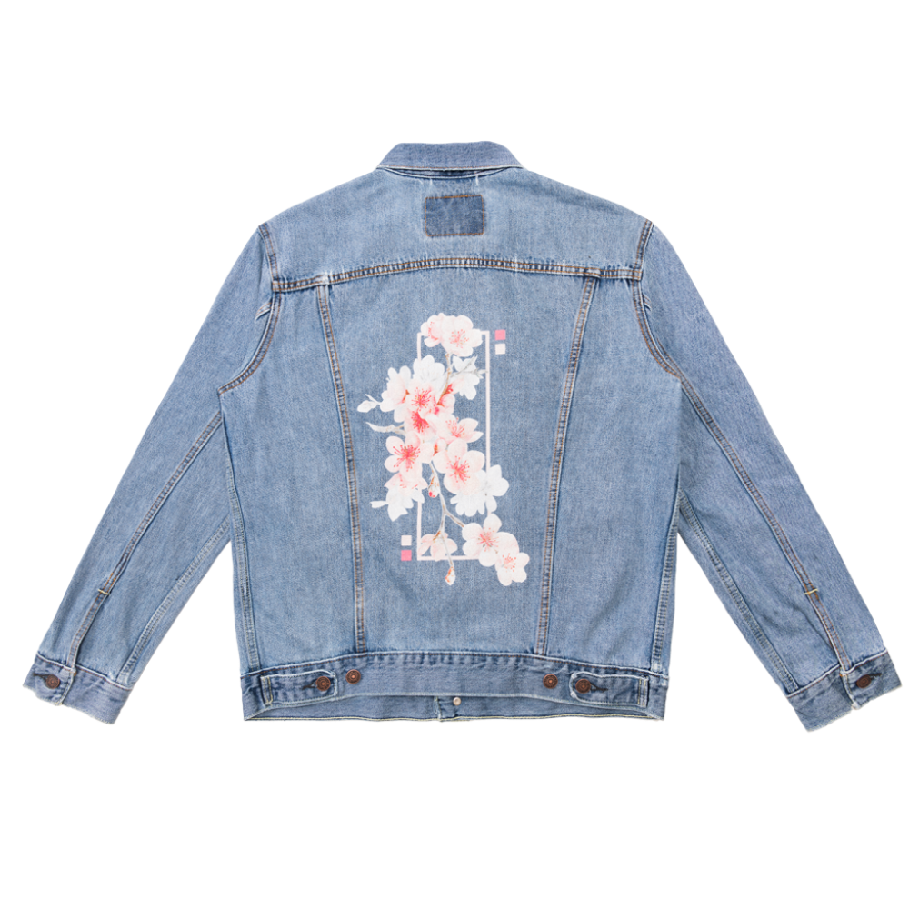 Festival Tour Denim Jacket Back