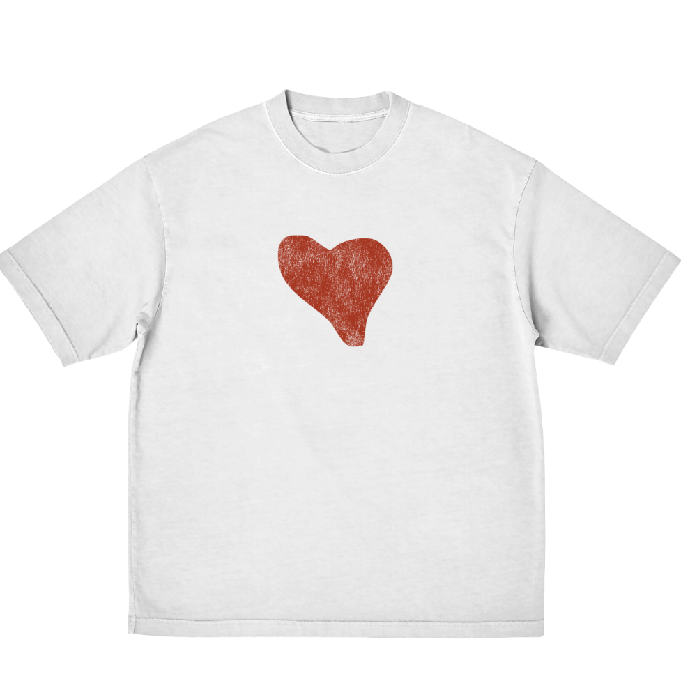 WHITE HEART TOUR TEE front