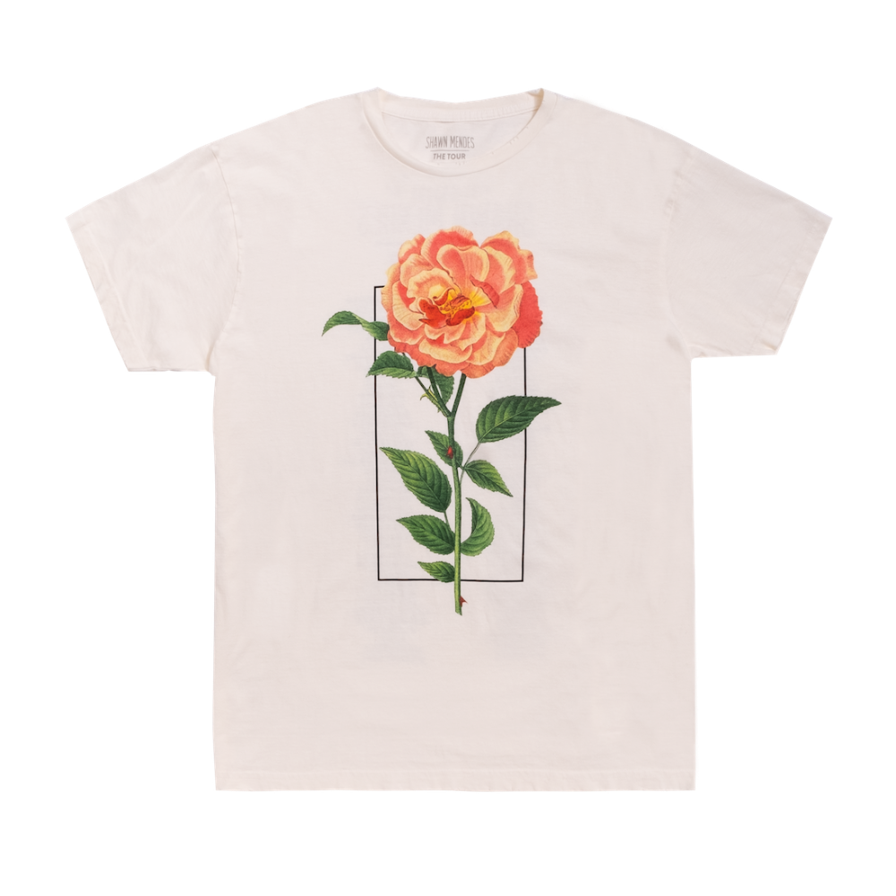 THE TOUR FLOWER T-SHIRT II Front
