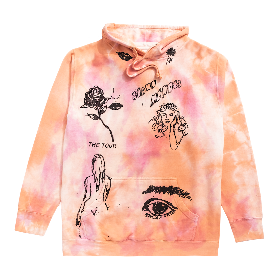 meget fint koste Overflødig THE TOUR SKETCH II TIE DYE HOODIE – Shawn Mendes | Official Store