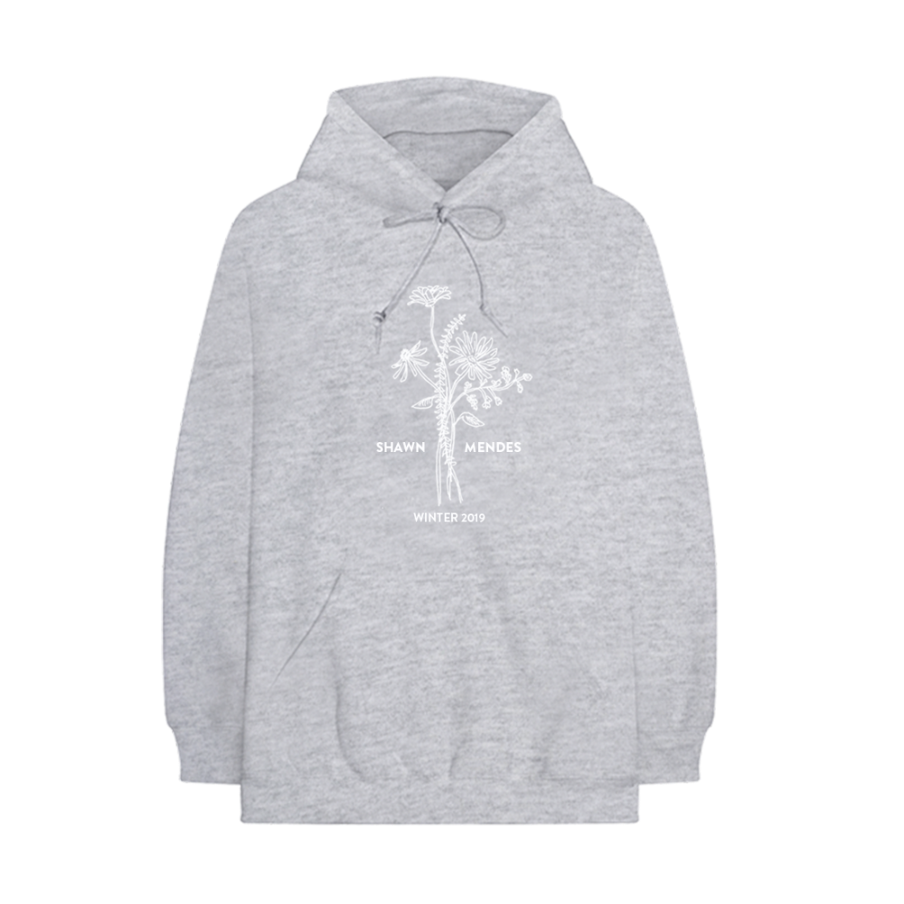 Winter floral hoodie shawn mendes Clearance